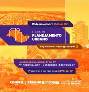Leia mais sobre o artigo Crea-SP promove Fórum de Planejamento Urbano